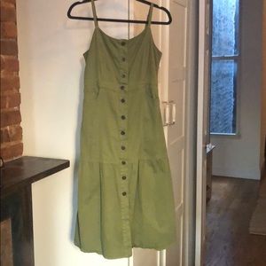 Madewell Army Green Women’s Dress - Size 6
